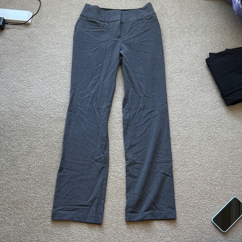 BCX Women's Gray Dress Pants